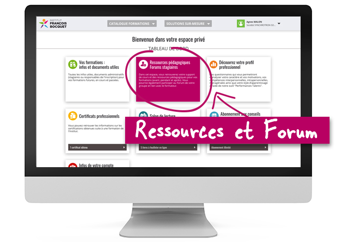 Ressources pédagogiques et Forum ESPACE PRIVÉ