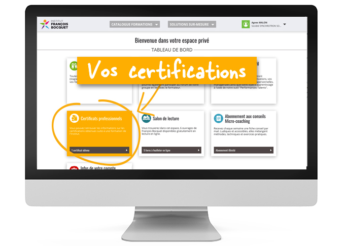 Certifications ESPACE PRIVÉ Institut François Bocquet