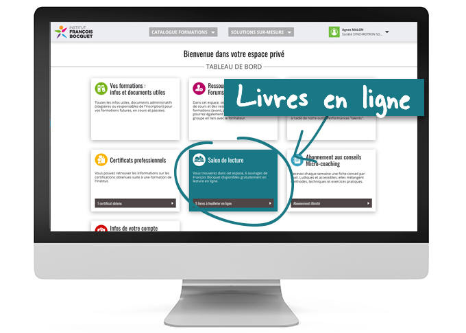Livre en ligne ESPACE PRIVÉ Institut François Bocquet