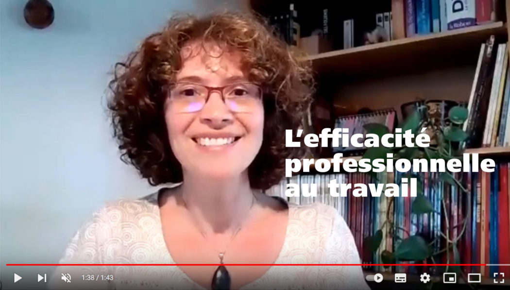 Présentation de la formation « L’efficacité professionnelle au travail » par Adeline Chastrusse